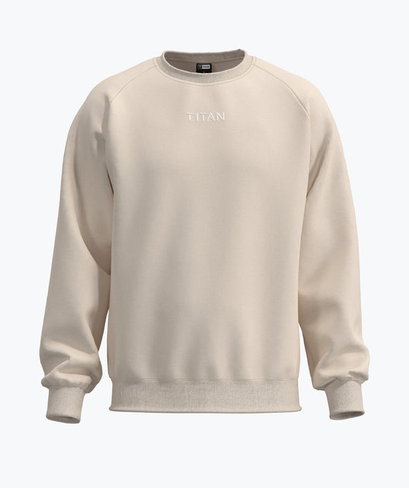 Athleisure Sweatshirt - Crème
