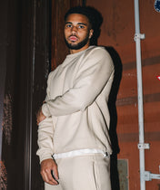 Athleisure Sweatshirt - Crème