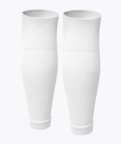 Jambières de Foot  - Blanc